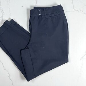 White House Black Market Black Slim Crop Pants